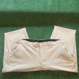 Greg Norman Mens Performance Golf Pants Khaki Size 38/30
